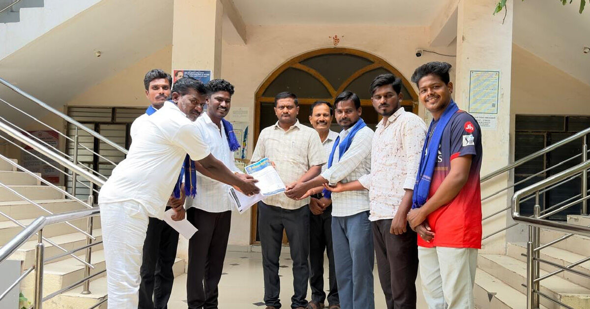Bheem Seene Demands Construction of Maski Taluk Panchayat Building at Designated Foundation Site