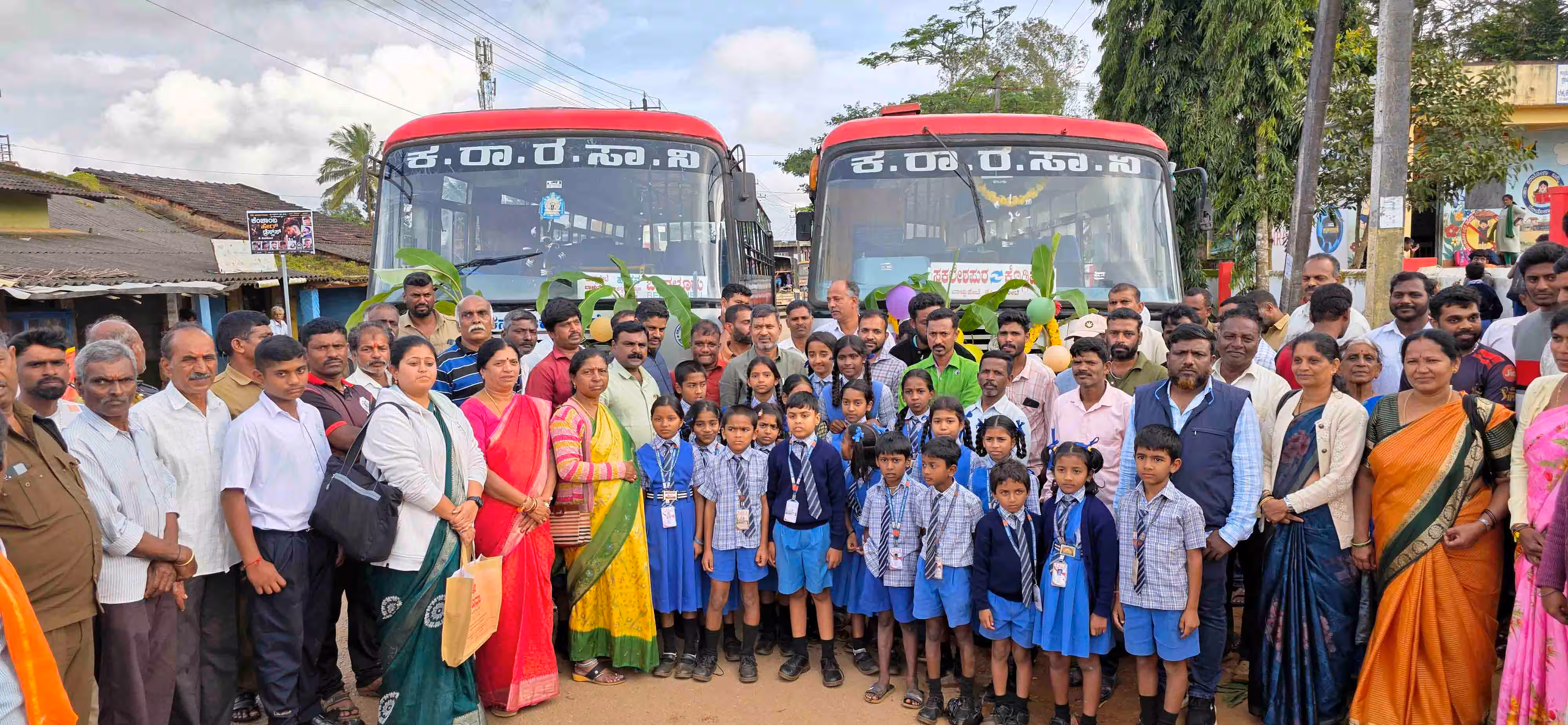 Decades-Long Transit Demand Met as New KSRTC Bus Service Launched in Aluru Taluk