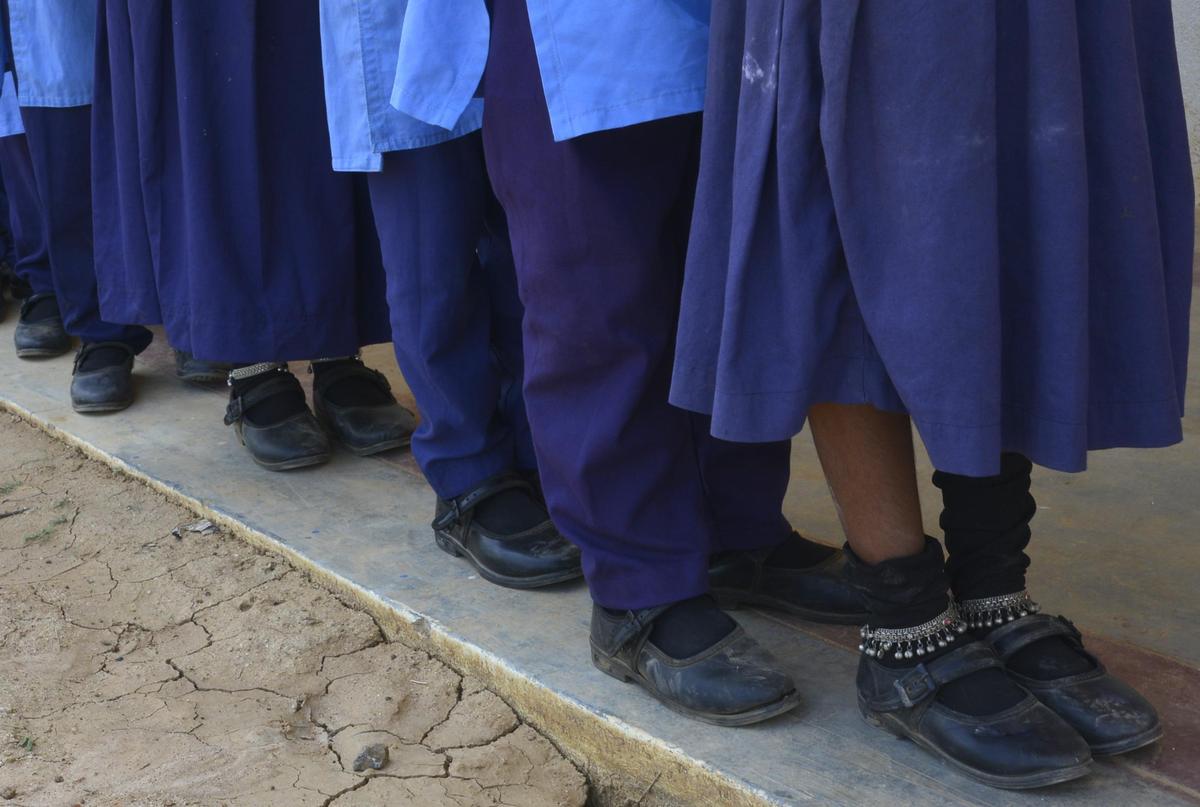Karnataka Upalokayukta Orders Suo Motu Probe Into Poor-Quality Shoes Distributed to School Students
