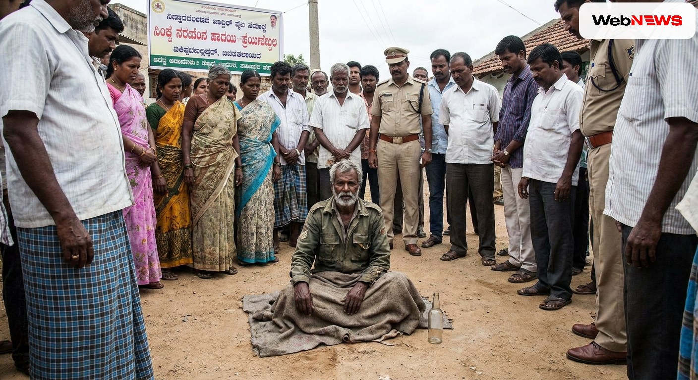 Kargil War Veteran Consumes Pesticide in Chikkaballapur Over 22-Year Delay in Promised Land Grant